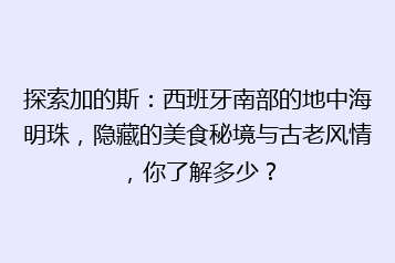 探索加的斯:西班牙南部的地中海明珠,隐藏的美食秘境与古老风情,你了解多少?